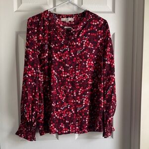 LOFT Floral Print Women's Top